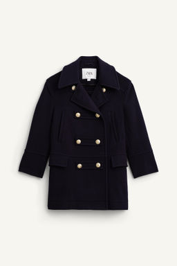 LIMITED EDITION WOOL BLEND DOUBLE-BREASTED COAT - Zara фото 6