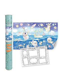 VAL PT-CP610-T Раскраска-плакат Путешественники, 2 шт, 60*100 см + 60*40 см, ДОМАШНИЕ ЖИВОТНЫЕ, шт