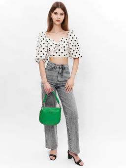 LACCOMA сумка Анжелика-Л815-ярко-зеленый эко кожа хлопок