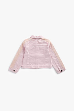 Mothercare / Хлопковая легкая куртка с пайетками  фото 2