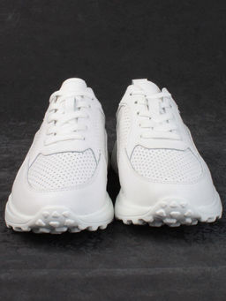 05-HY24-1D WHITE Кроссовки женские (натуральная кожа) - Фабричный китай фото 8