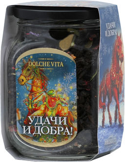 Dolche Vita. Новый год. В стекле. Удачи и добра 125 гр. стекл.банка