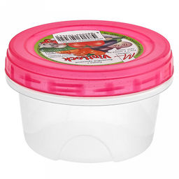 Контейнер для продуктов пластмассовый VintLock 0,3л, д10см, h6,8см, винтовая крышка (Россия) - Домашняя мода фото 2