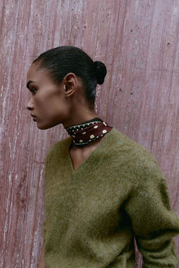 BRUSHED EFFECT KNIT SWEATER - Zara фото 3