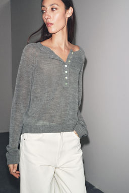 KNIT BAKER SWEATER - Zara фото 7