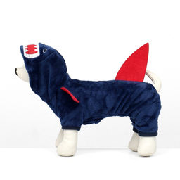 Комбинезон Акула с капюшоном, размер XS (ДС 20 см, ОГ 30 см, ОШ 20 см), синий - Simaland фото 4