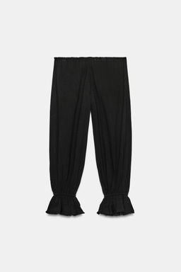 PANTAL?N BOMBACHO R?STICO / Negro - Zara фото 6