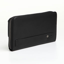 Портмоне-клатч мужской на молнии TEXTURA, чёрное