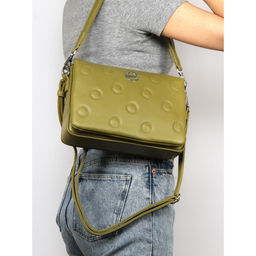 Сумка женская искусственная кожа Marrivina-22027, 3отд, плечевой ремень, зеленый SALE 262613 - Adelia фото 5