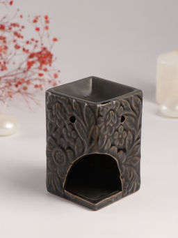 Аромалампа для эфирных масел Цветочный букет, керамика, т. оливковая, 7.7?7.7?12 см - Simaland фото 5