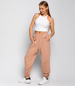 Спортивные брюки #БШ1736, бежевый - Dommod фото 2