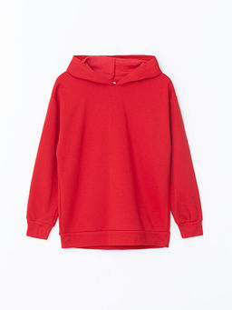 Kap??onlu K?z ?ocuk Sweatshirt