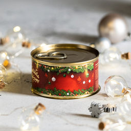 Монпансье в консервной банке Счастливого Нового года! (красная) 95 г. - 8 чудо фото 5