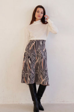 Юбка А-силуэта с принтом - Martichelli фото 47