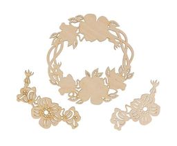 Заготовка для декорирования Mr. Carving ВД-856 Венок ажурный фанера d 10 см х 0.4 см мини