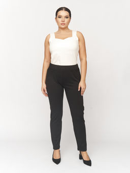 Брюки из плотного трикотажа ZBB13406BLK01 - Артесса фото 7