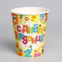 Набор бумажной посуды С праздником! - Страна карнавалия фото 3