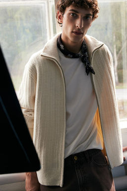 Cardigan en punto texturizado Regular Fit - H&m фото 2