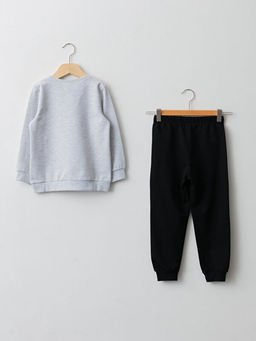 Bisiklet Yaka Bask?l? Uzun Kollu K?z ?ocuk Pijama Tak?m? - Waikiki фото 2