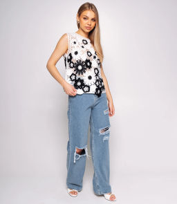 Топ #КТ709 (2), белый