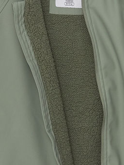 Kap??onlu Uzun Kollu Basic Erkek Bebek Astronot Mont - Waikiki фото 2