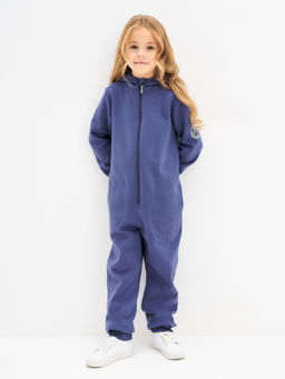 Серо-синий комбинезон для мальчика