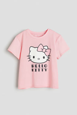 Camiseta de manga corta con motivo estampado