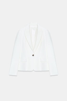 TAILORED BLAZER WITH PRONOUNCED SHOULDERS - Zara фото 14