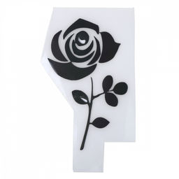 Термотрансфер флуоресцентный арт.TBY.1250 Роза 7,2х12см, уп.10шт