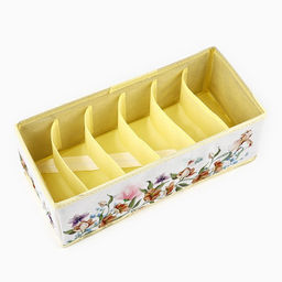 Органайзер для хранения, кофр для белья 6 ячеек Цветы, 321510 см - See you home фото 2