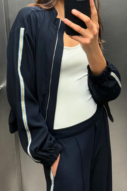 JACKET WITH SIDE STRIPE - Zara фото 3