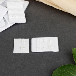 Цена за 2 шт. Застёжка для бюстгальтера, 3 ряда 2 крючка, 3,3 2,8 см, 3,3 5 см, 10 шт, цвет белый