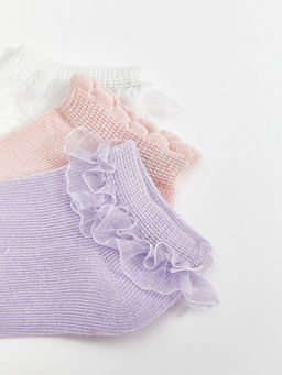 Basic K?z Bebek Patik ?orap 3l?