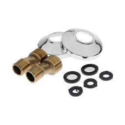 Смеситель для ванны Accoona A7171-2, двухвентильный, латунь, хром