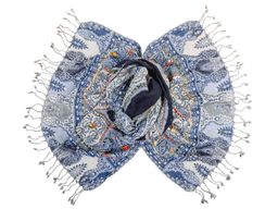 Палантин с вышивкой (шерсть 100%) № Тк903/78