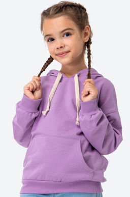 Толстовка для девочки из футера с микроначесом Bonito  фото 38