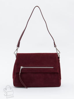 Сумка женская кожаная 8273-2PEF purple red Polina&Eiterou