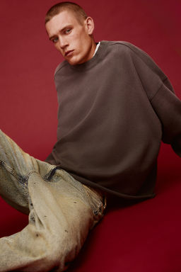Sudadera efecto lavado Oversized Fit - H&m фото 7