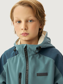 Ветровка 4л15526 мох/деним