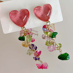 Серьги длинные на гвоздиках арт. 13 0838 (id 265051)