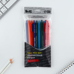 Цена за 10 шт. Ручка прикол шариковая синяя паста автоматическая 0.7 мм МИКС надписей «Школа»