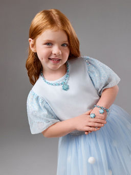 ACOOLA / Набор (бусы+браслет+кольцо) детский Elisy разноцветный  фото 3