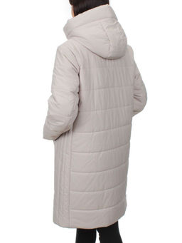 1073 LT. BEIGE Пальто зимнее облегченное женское (холлофайбер 150 гр.) - Fashion фото 6
