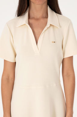 Kad_n Krem _rme Elbise Sepette S_rpriz _ndirim - U.s. polo assn фото 5