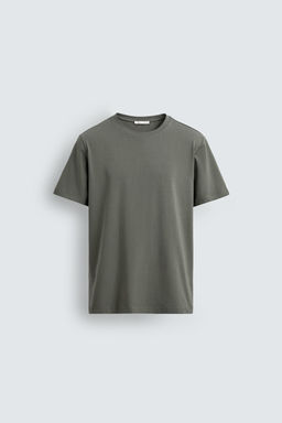 BASIC SLIM FIT T-SHIRT - Zara фото 15
