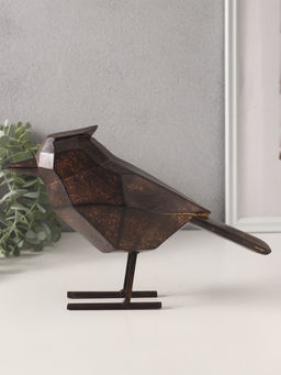 Фигурка полистоун «Чёрная птица. Грани», 24×9×16.5 см