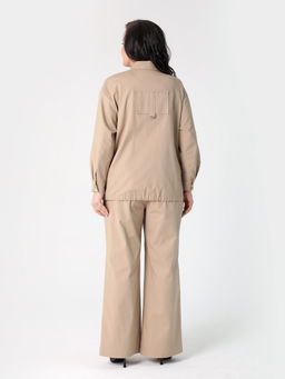 25230 Жакет бежевый - Dizzyway фото 3