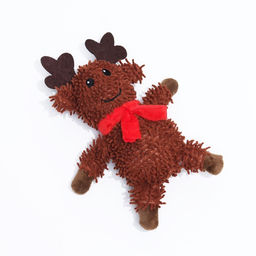 Игрушка мягкая для собак Олень с пищалкой, 26 х 18 см - Пижон фото 10