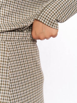 Юбка в клетку UB17408SQU30 - Артесса фото 3