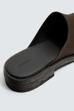 LEATHER CLOGS - Zara фото 7